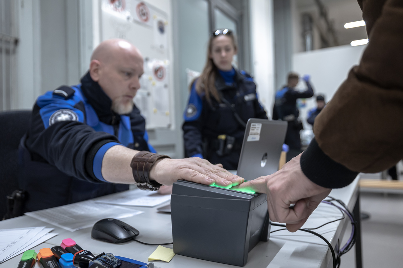 Controlli alla dogana di Chiasso.