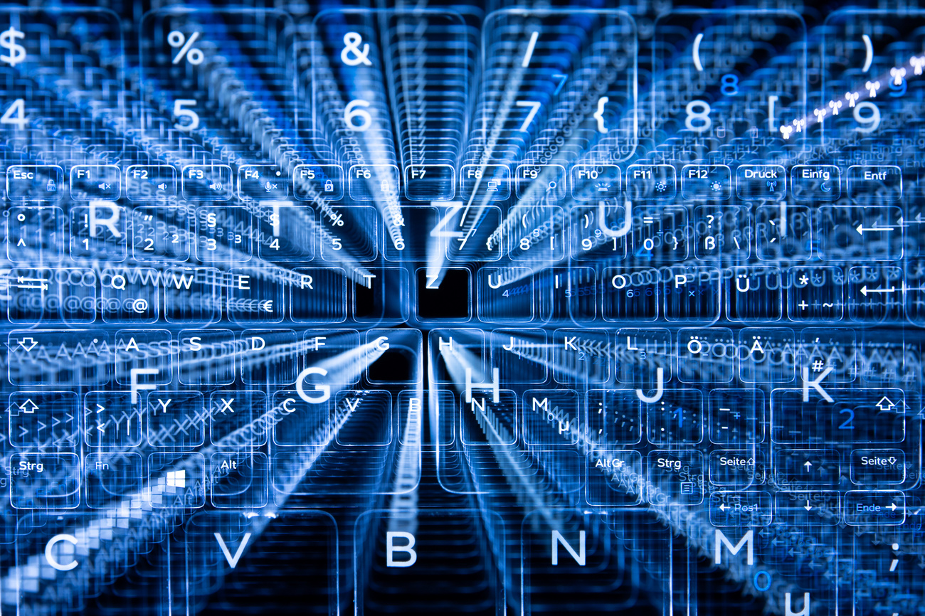 Una tastiera di un PC.