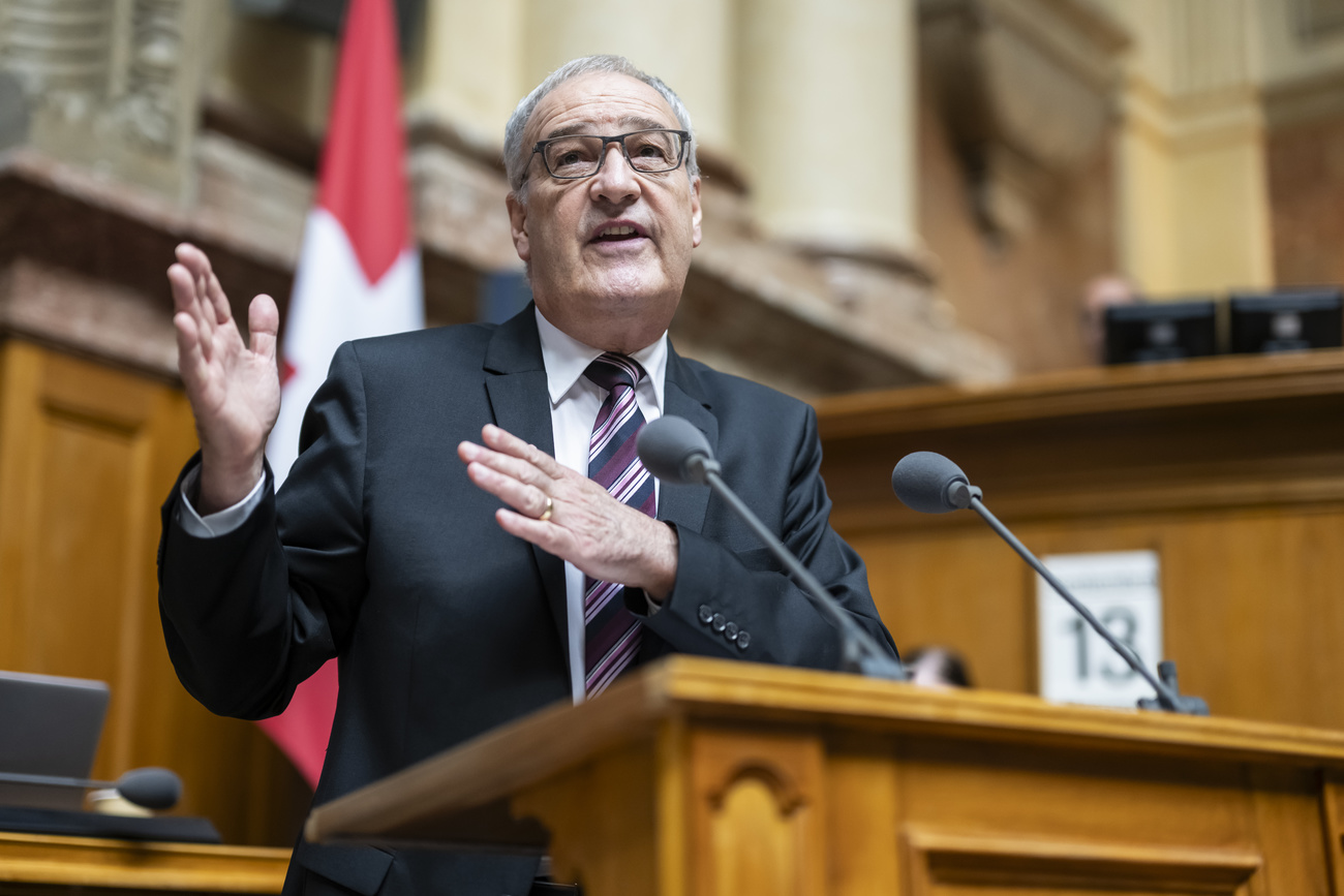 Swiss Economy Minister Guy Parmelin