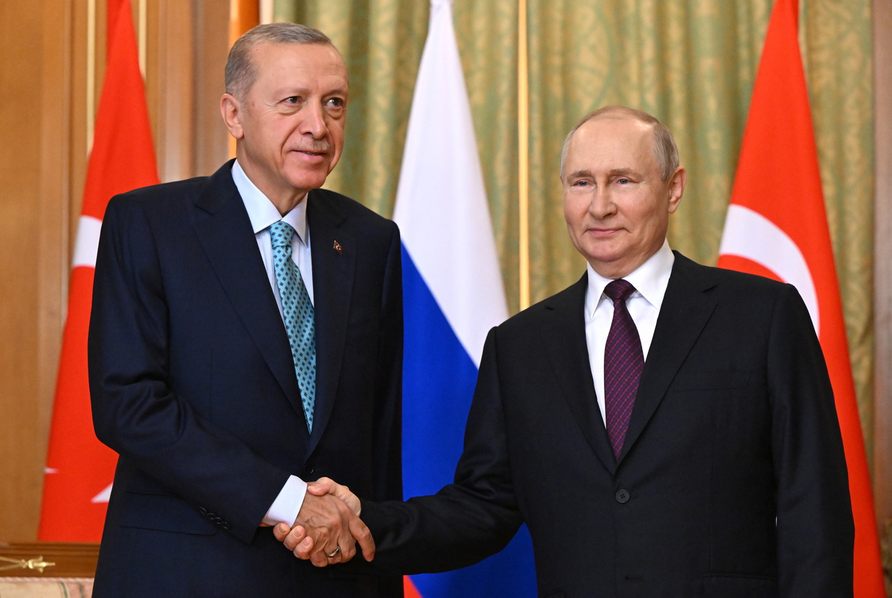 Vladimir Putin e Recep Tayyep Erdogan