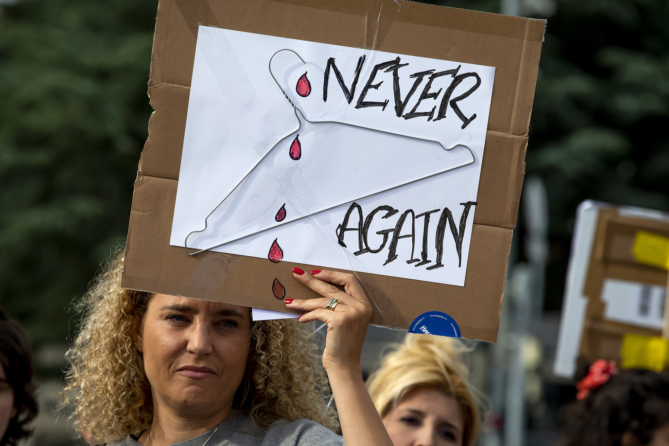 Ginevra 2022, manifestazione per il diritto all aborto.