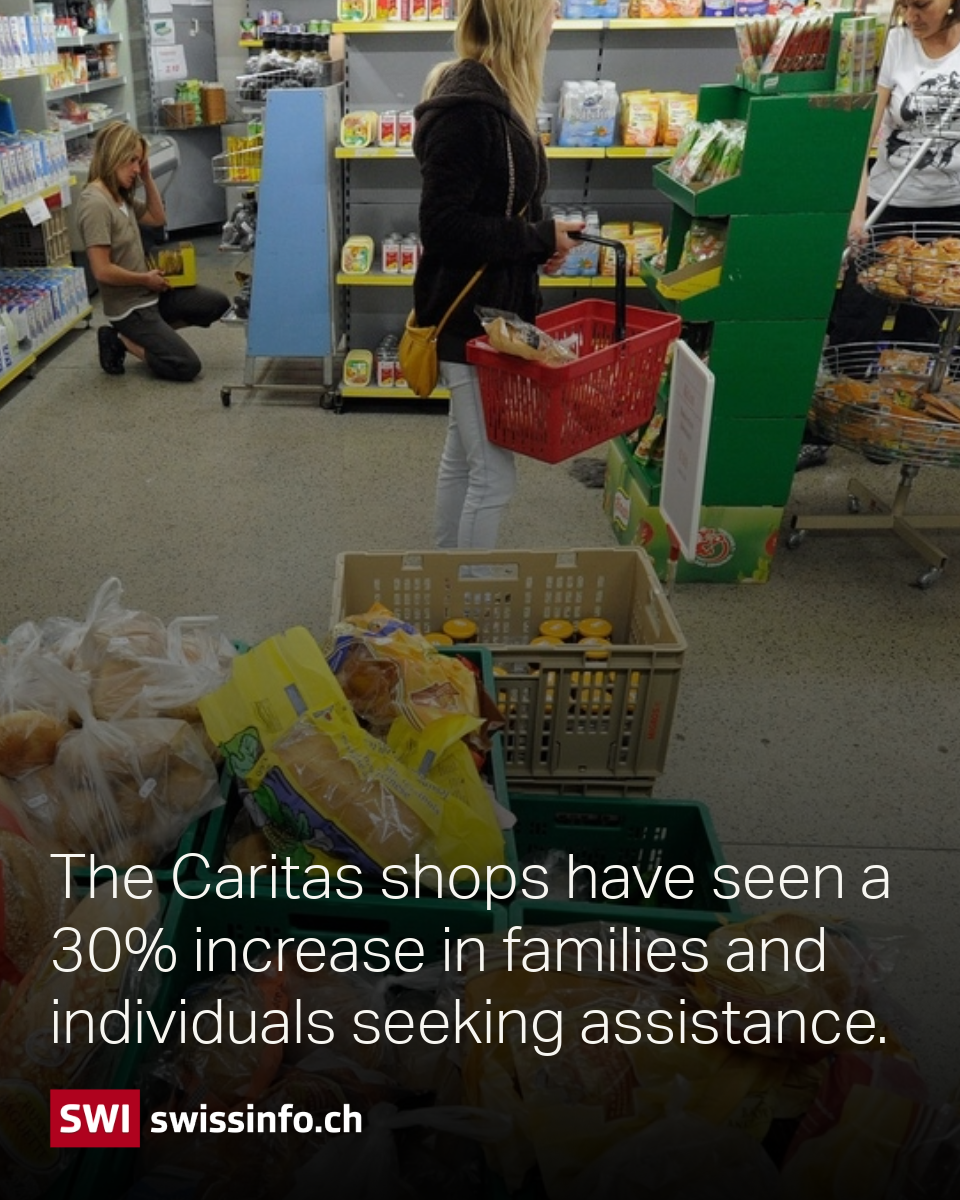 Caritas welfare store has seen massive increase in people needing aid