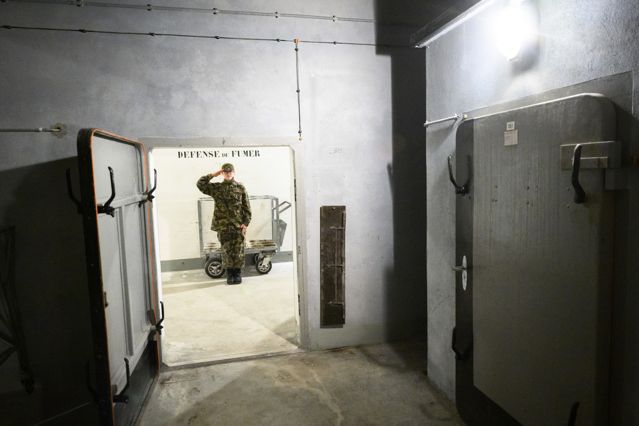 Un bunker dell esercito svizzero.