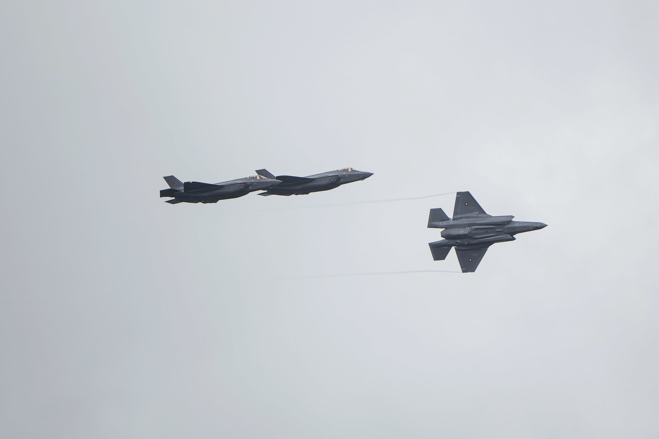 Drei F-35-Jets in der Luft