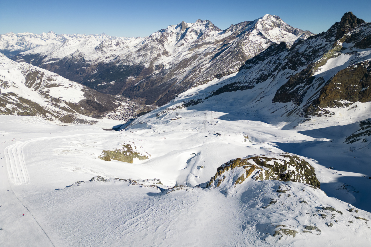 Photo of a glacier