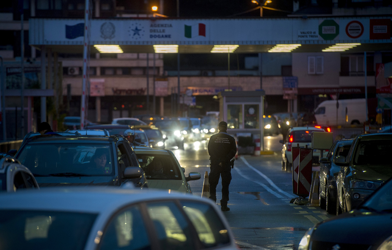 Swiss-Italian border.