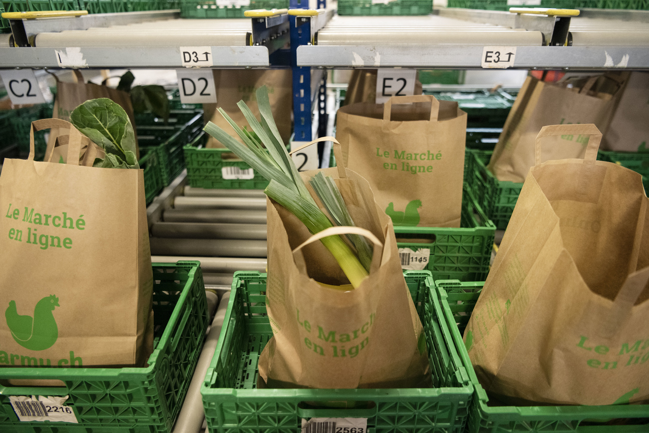 Préparation de commandes en ligne