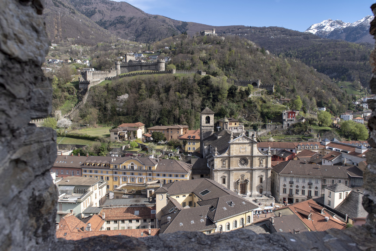 Bellinzona, capital of canton Ticino.