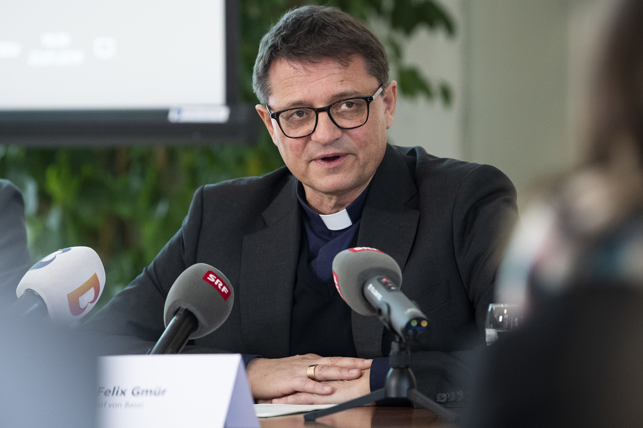 Imagen del presidente de la Conferencia Episcopal Suiza, Felix Gmür