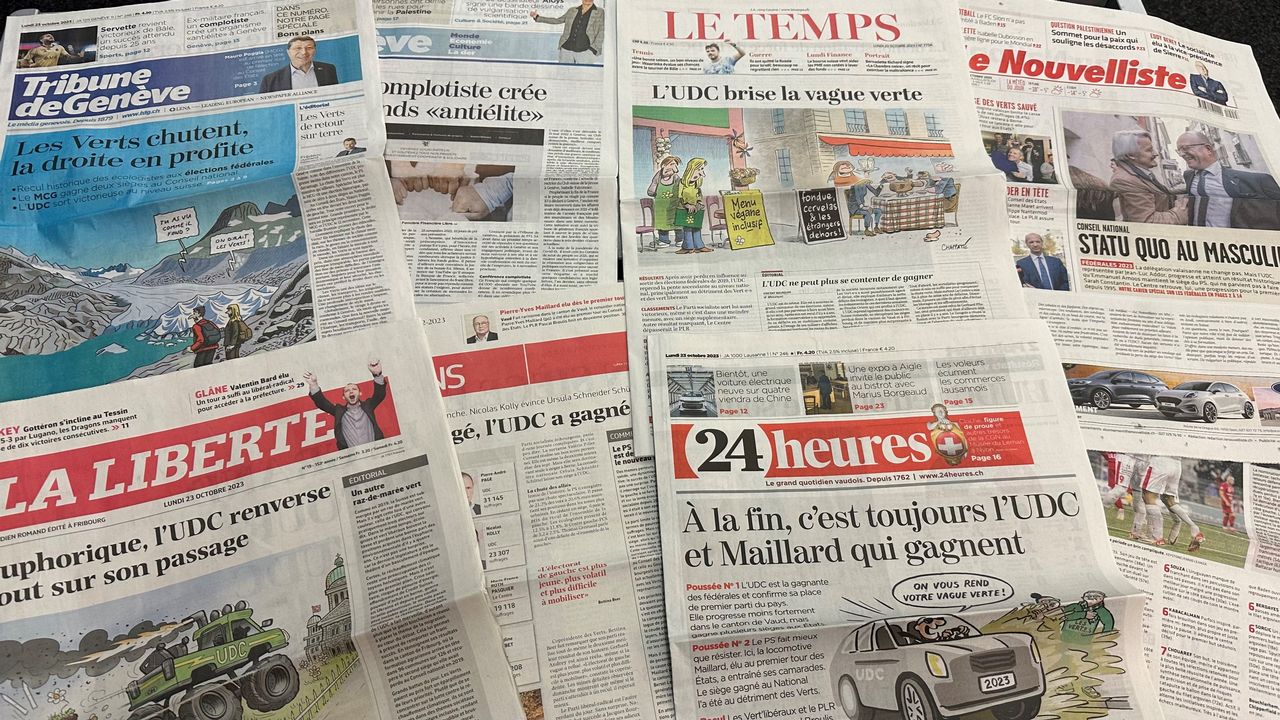 La presse du lundi 23 octobre