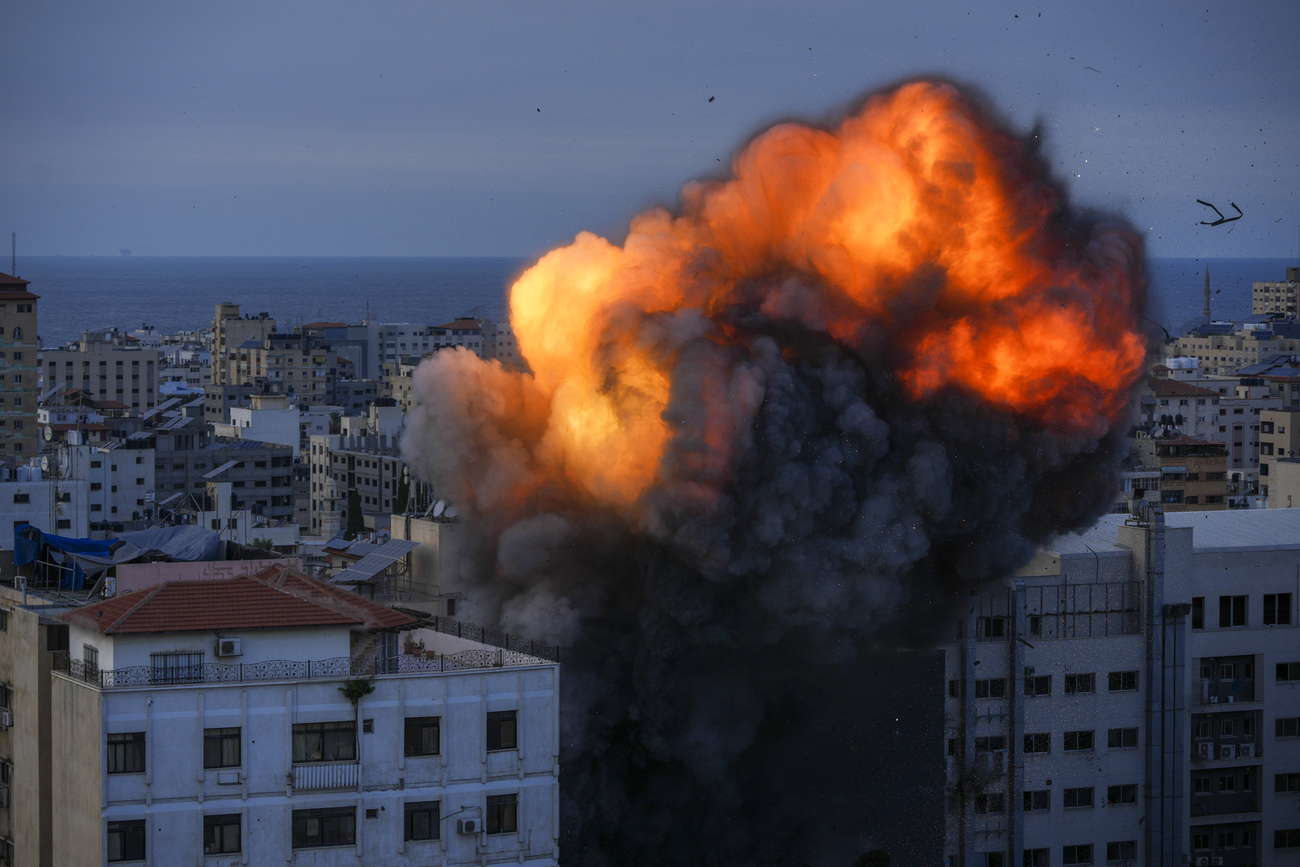 Explosion in Gaza Stadt