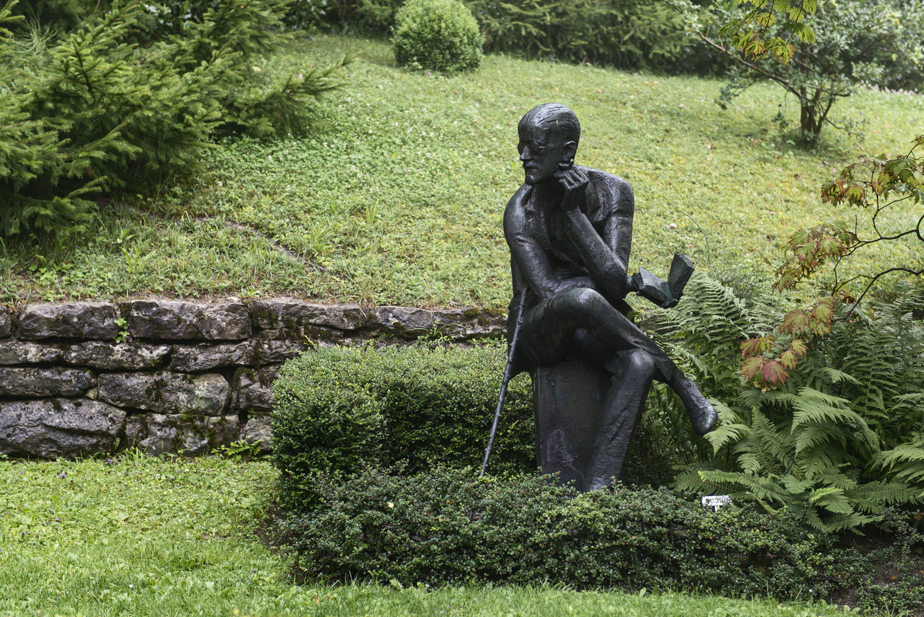 James Joyce grave at Fluntern cemetery, Zurich