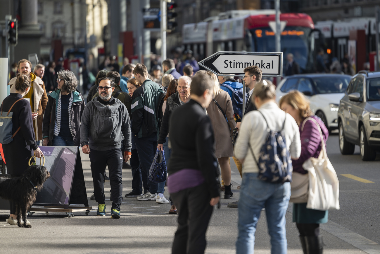 Bern Stimmlokat Schild