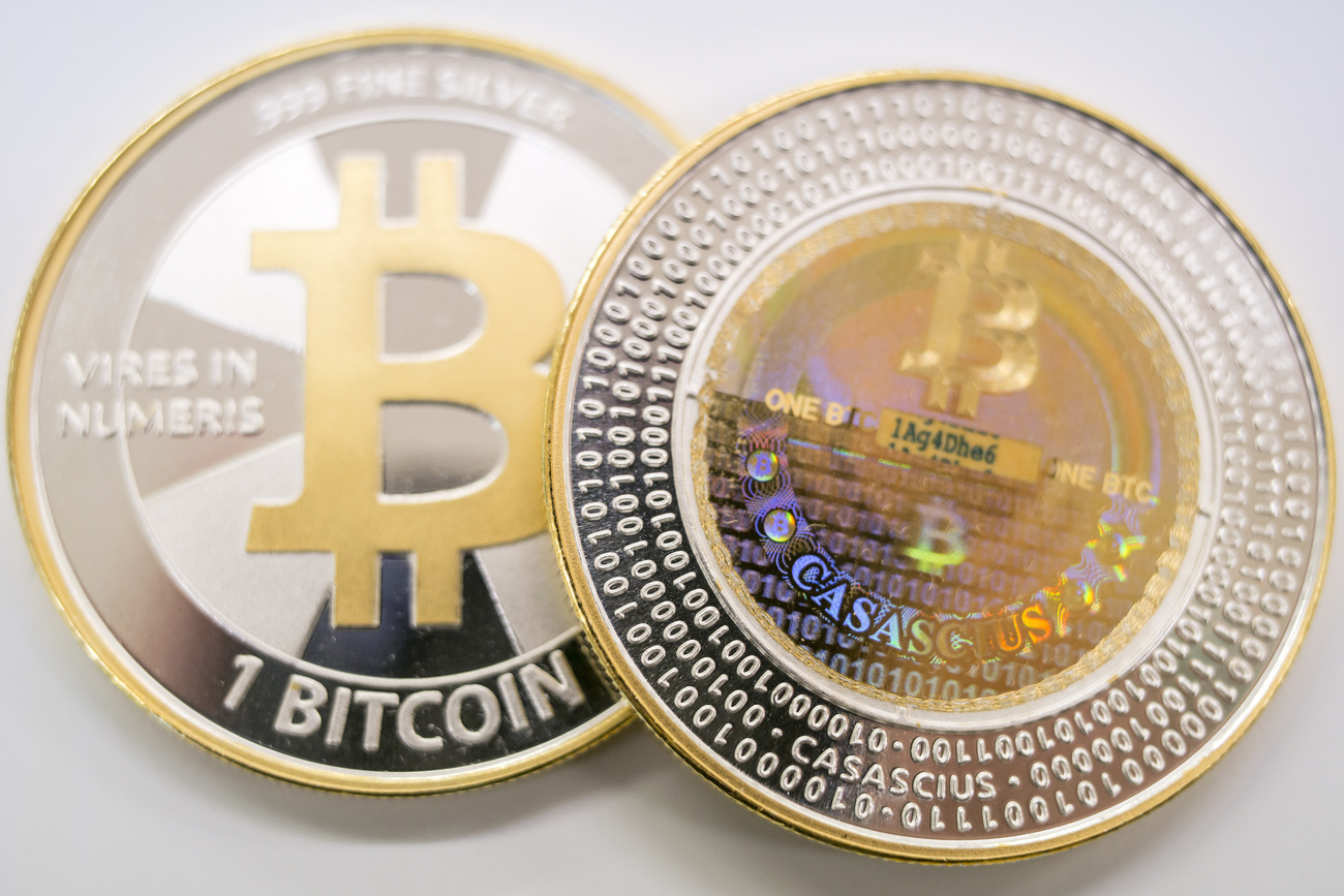 Bitcoins, hier in Form von Münzen