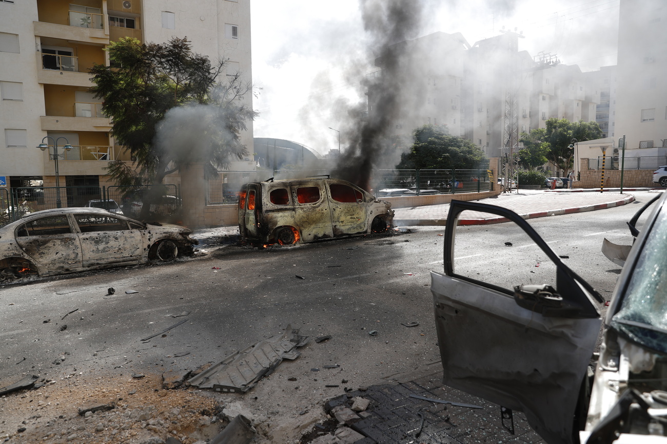 Rocket attack against Israel.