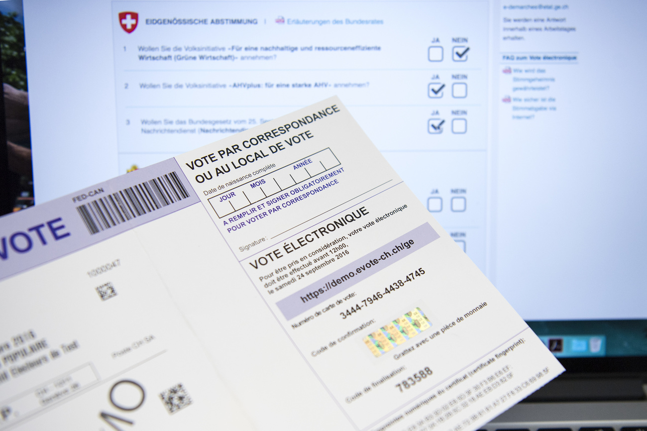 E-Voting Testkarte