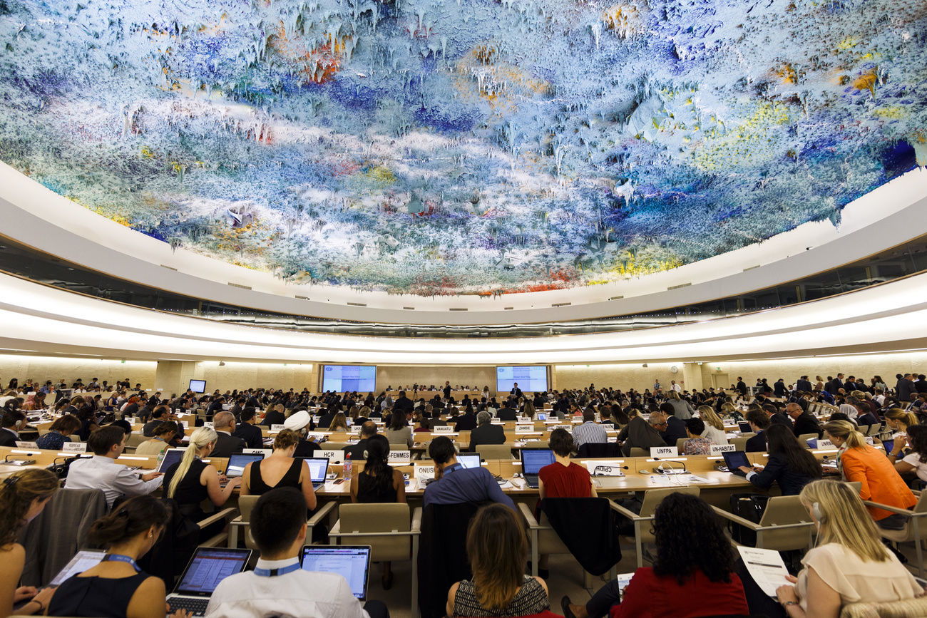 Human Rights Council in session