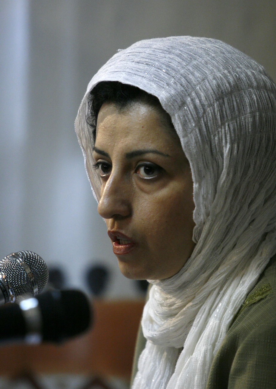 Narges Mohammadi ritratta nel 2008.