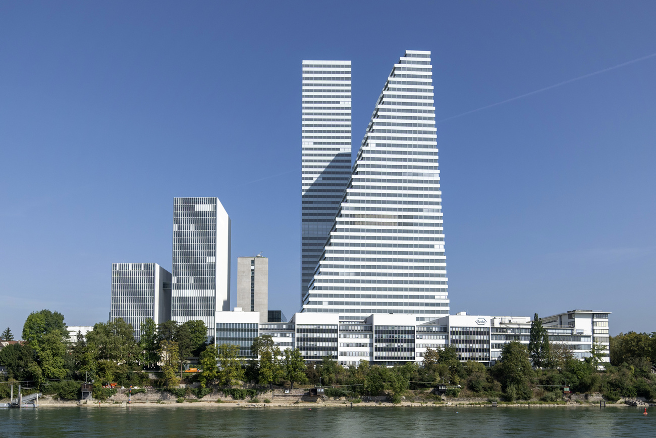 Roche Towers in Basel, Switzerland
