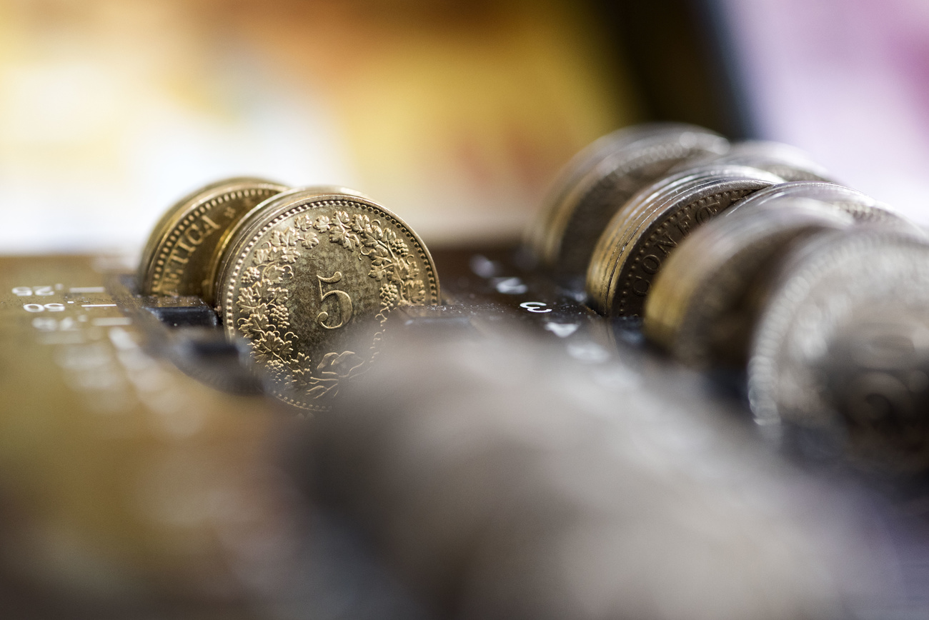 Swiss franc coins