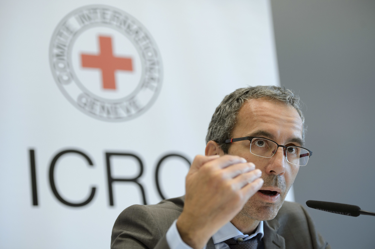 Dominik Stillhart director of operations for the International Committee of the Red Cross (ICRC)
