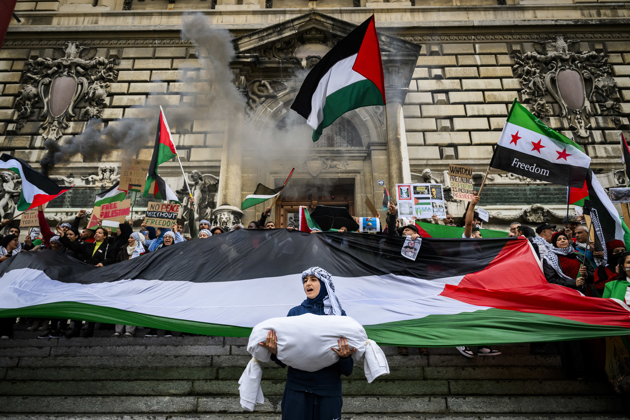 Manifestation pro-palestinienne à Lausanne