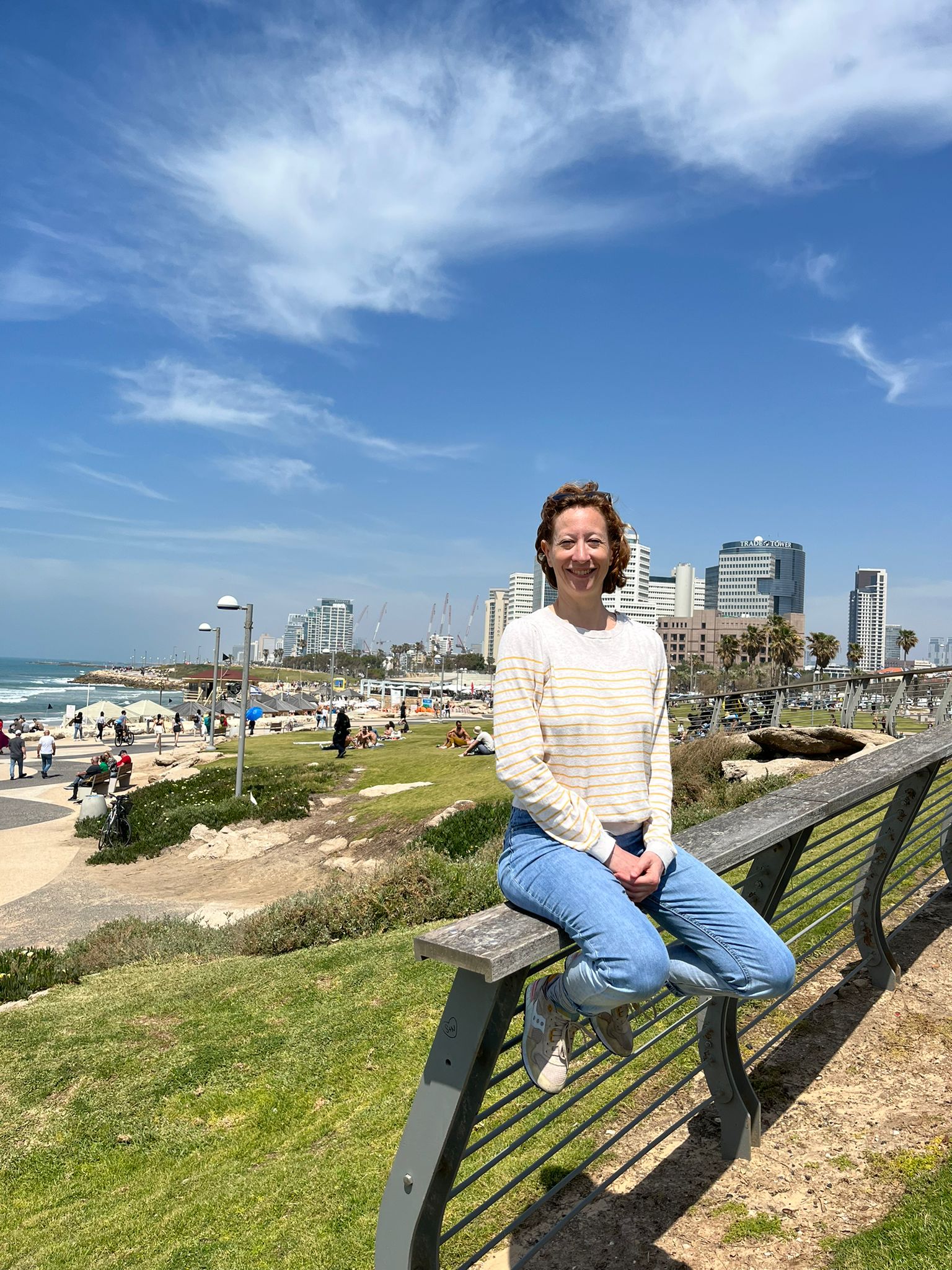Monique Heymann en Tel Aviv