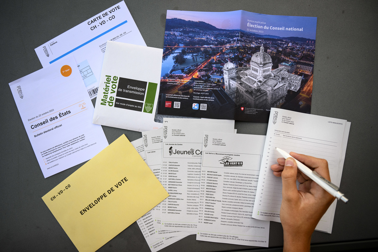 une enveloppe de vote