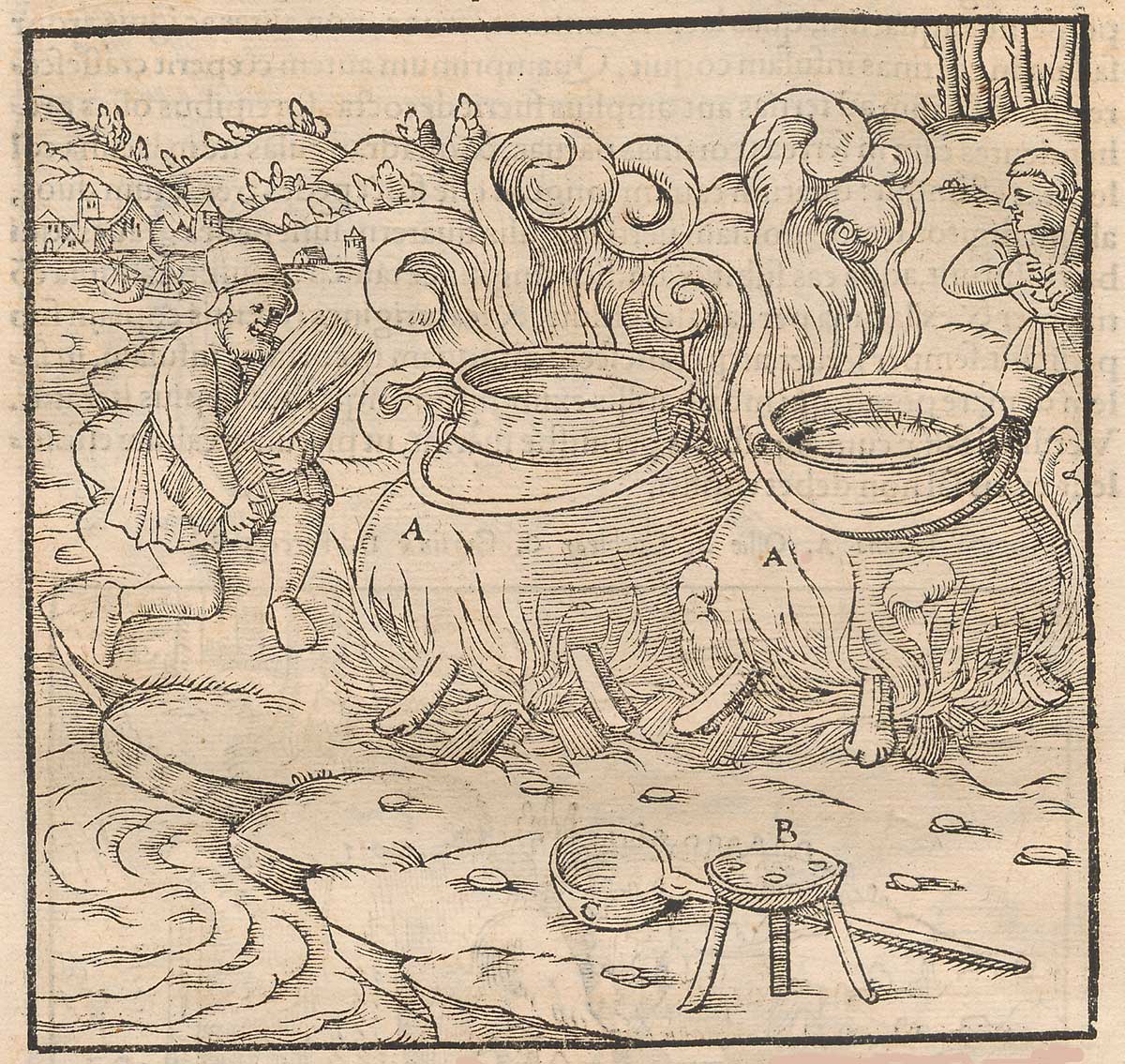 Salzernte im 17. Jahrhundert