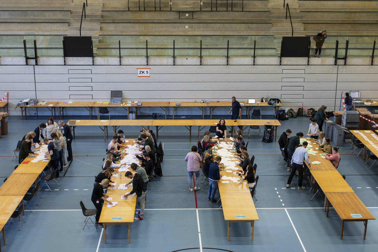 Zählen in der Turnhalle
