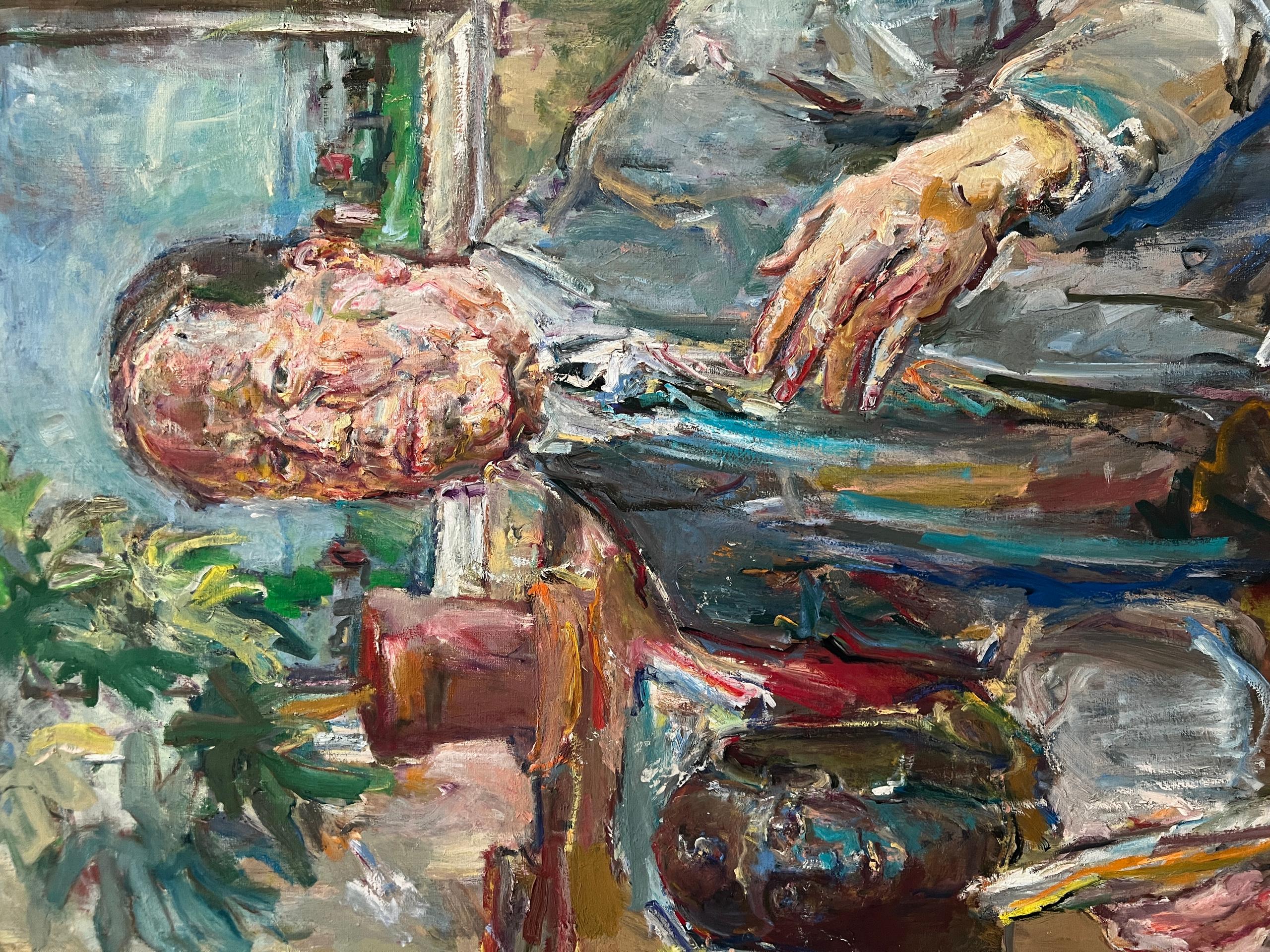 矛盾的場面:奧地利藝術家奧斯卡·科柯施卡(Oskar Kokoschka, 1886-1980)為埃米爾·布爾勒繪製的肖像。考慮到布爾勒對現代藝術的反感,而科柯施卡又是公開的左派,人們不禁要問,是什麼讓他們走到了一起。其中一個線索是兩人都討厭抽象藝術。