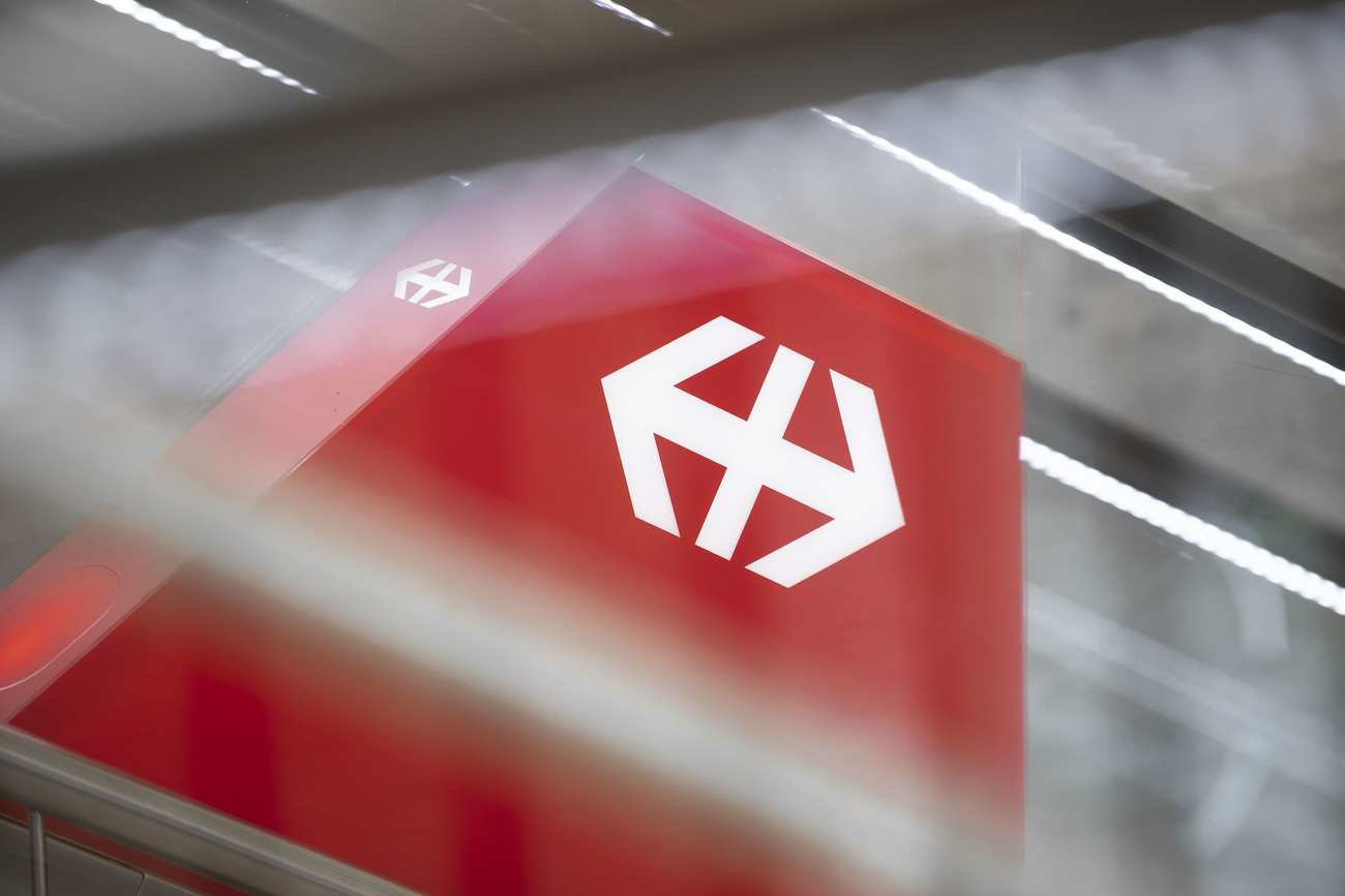 Il logo delle Ferrovie federali svizzere.