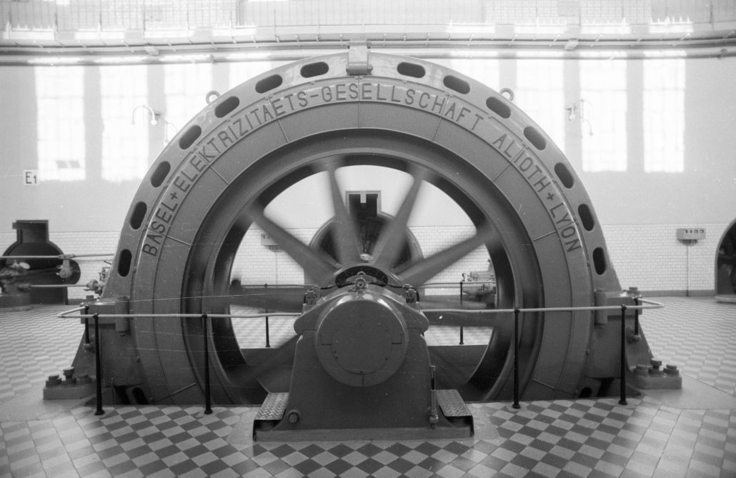 1912年位于奥格斯特-维伦(Augst-Whylen)的发电厂 苏黎世联邦理工学院图书馆，照片档案 / 汉斯-皮特·贝尔驰