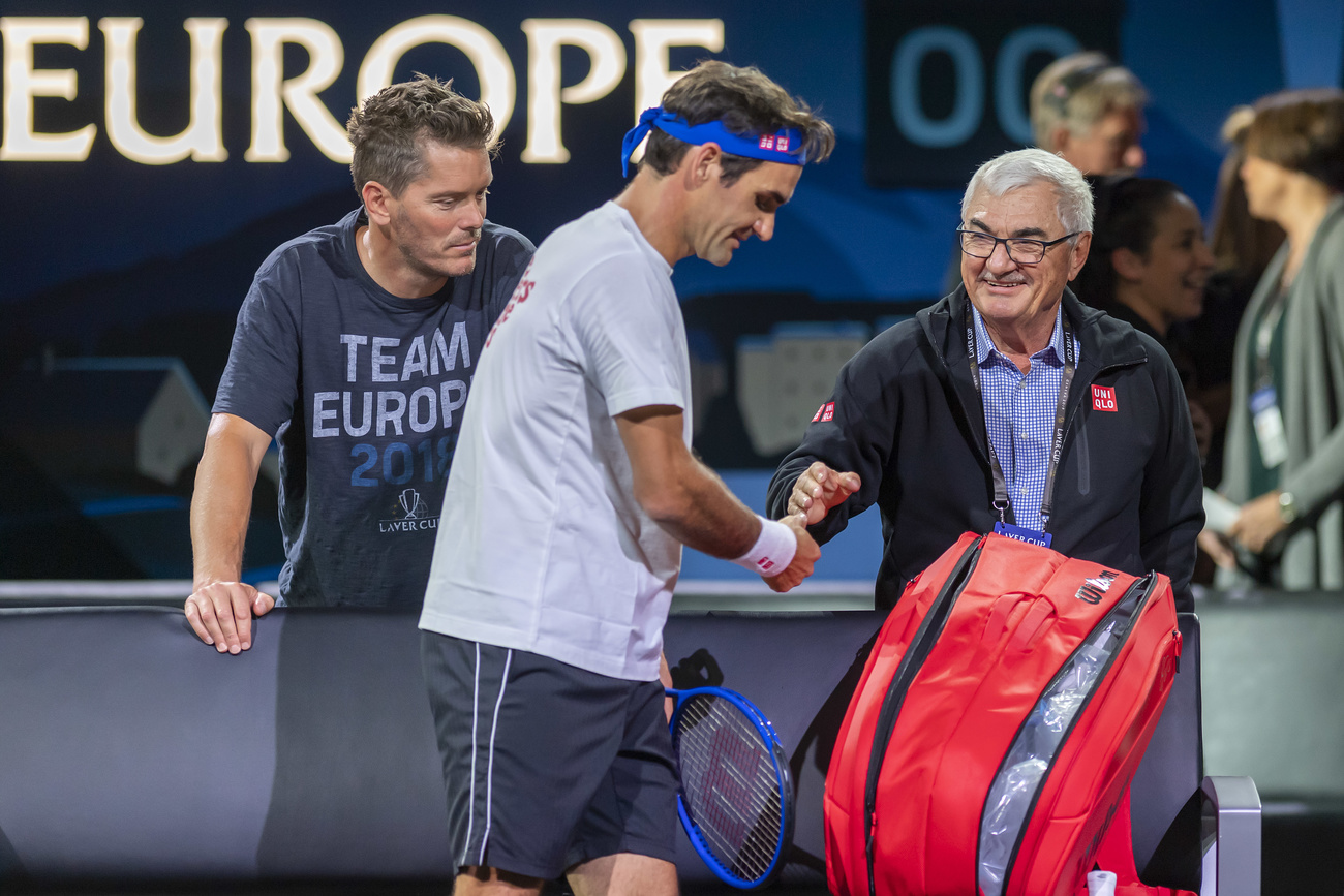 Roger and Robert Federer