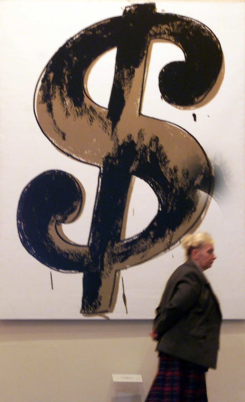 L opera di Andy Warhol Dollar Sign