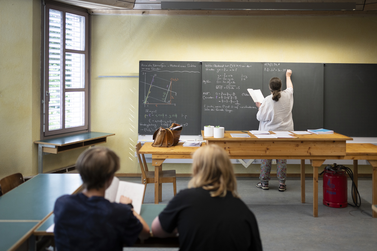Activité dans une salle de classe