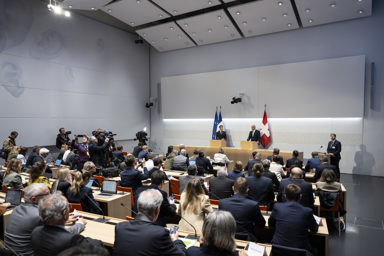 Presseraum im Bundeshaus