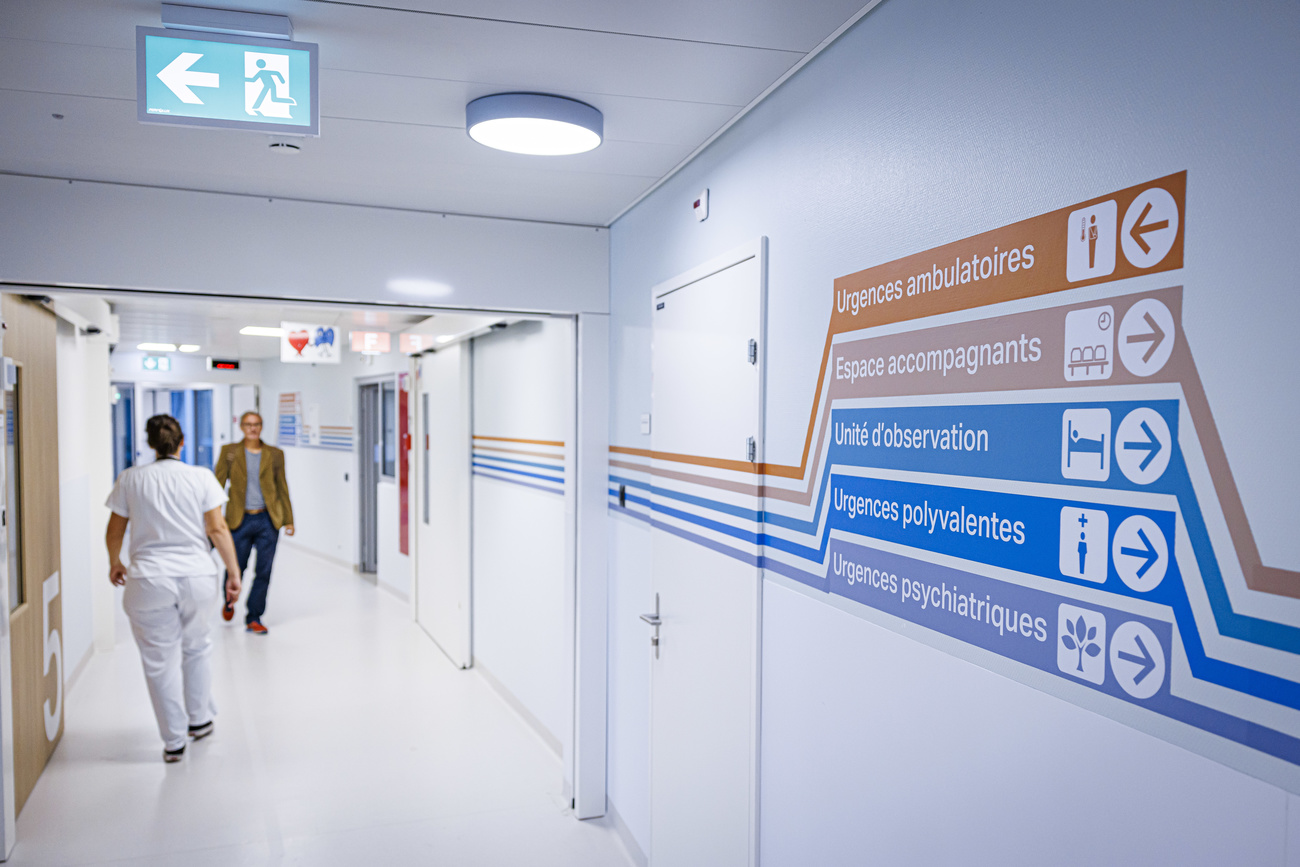 Couloir d un hôpital
