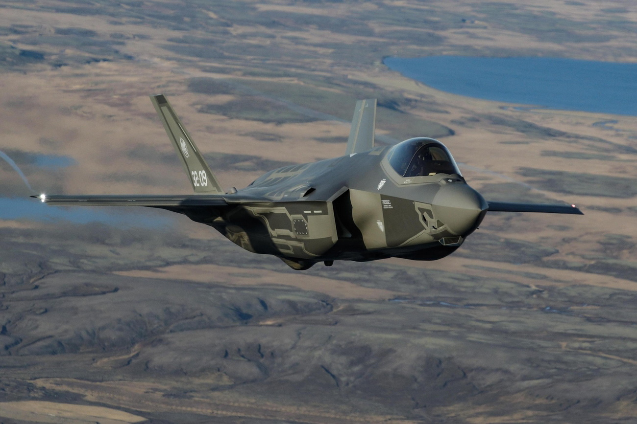 Un F-35 in dotazione alle forze aeree italiane.