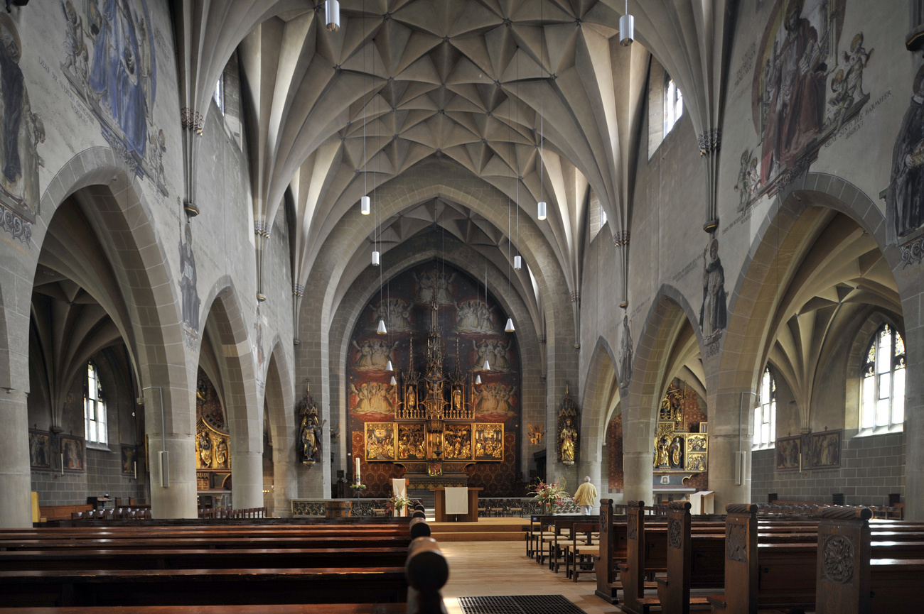 Iglesia Heiliggeistkirche en Basilea, Suiza.