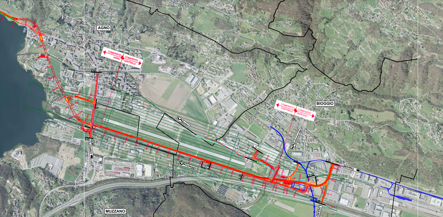 Il progetto di circonvallazione ad Agno (Lugano)