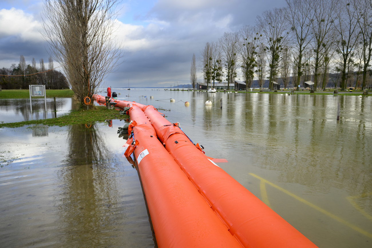 Floods at Lake Neuchatel.