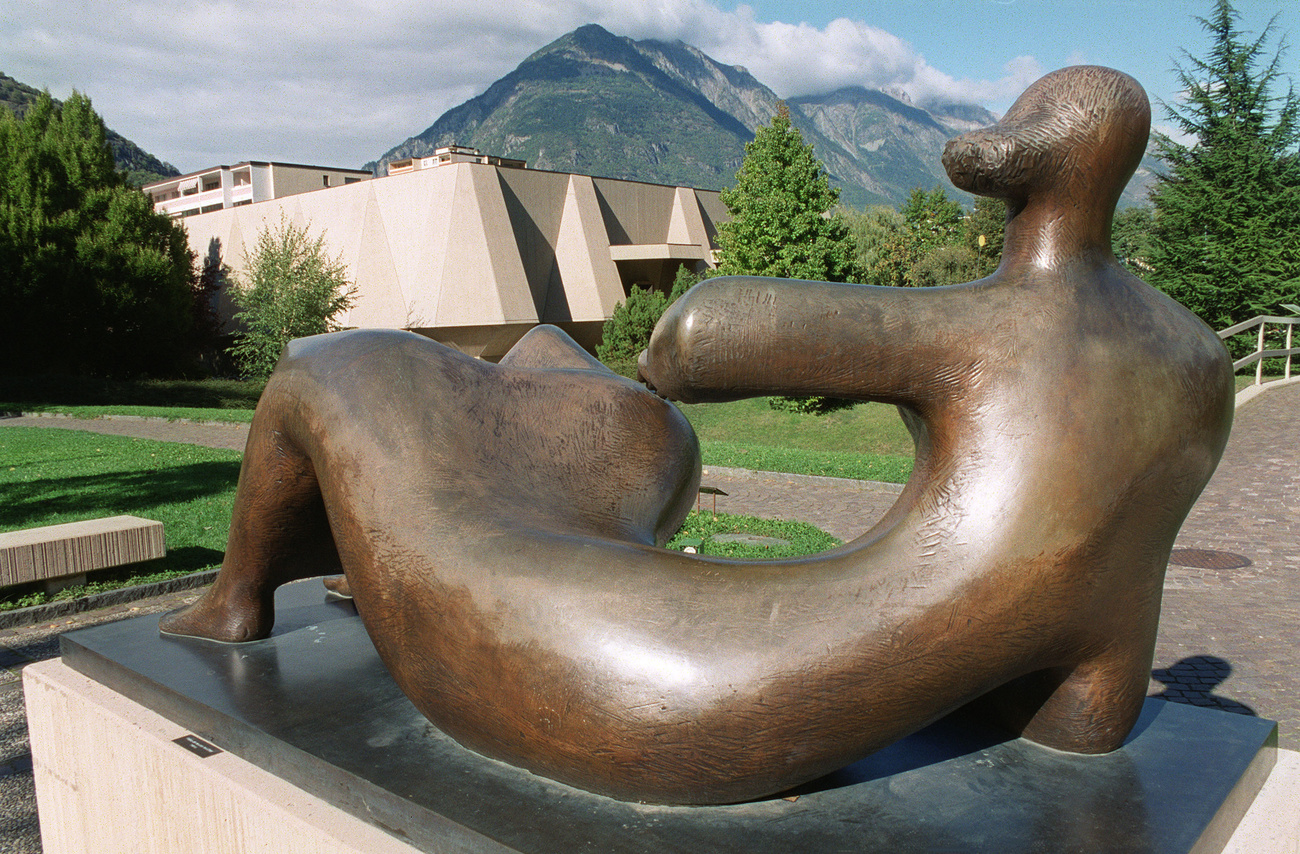 Il giardino del Museo Gianadda di Martigny.