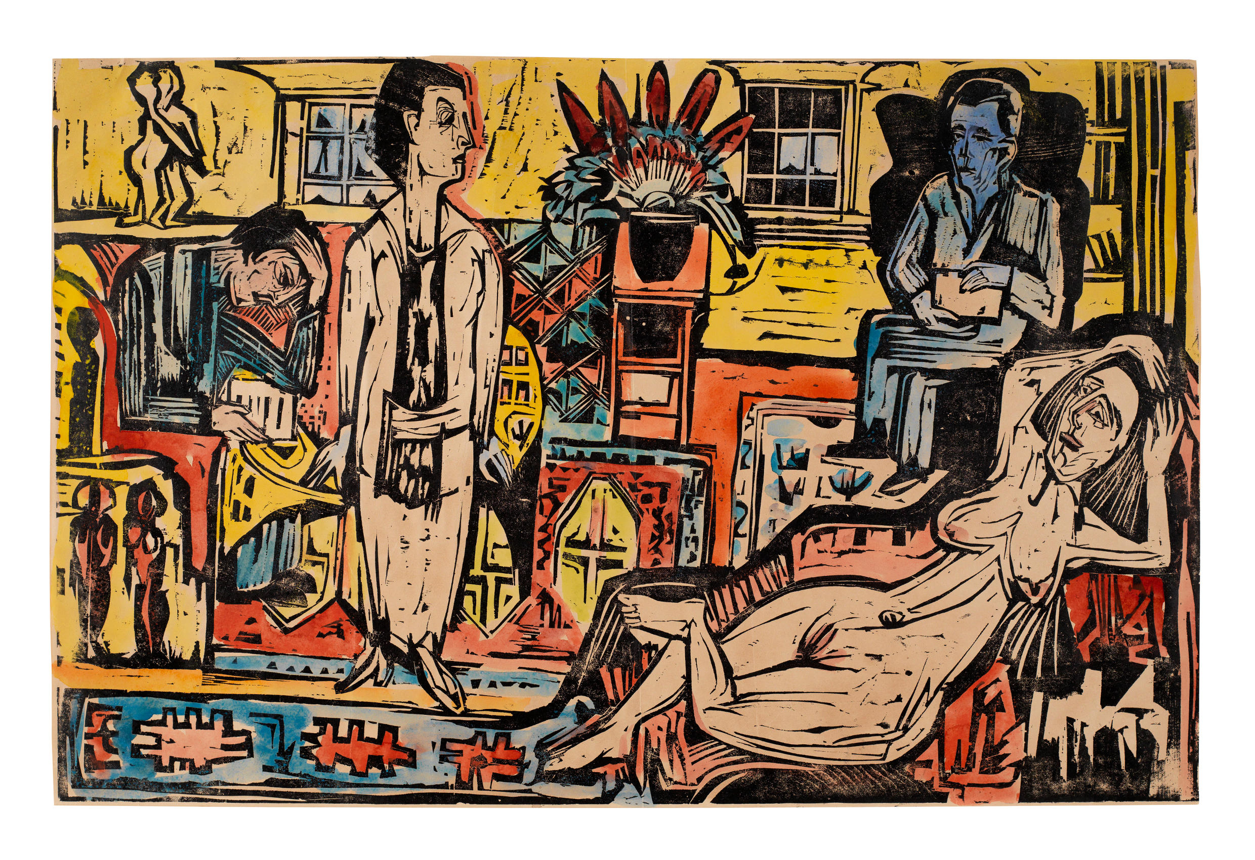 Ernst Ludwig Kirchner: Gemälde Bohème Moderne