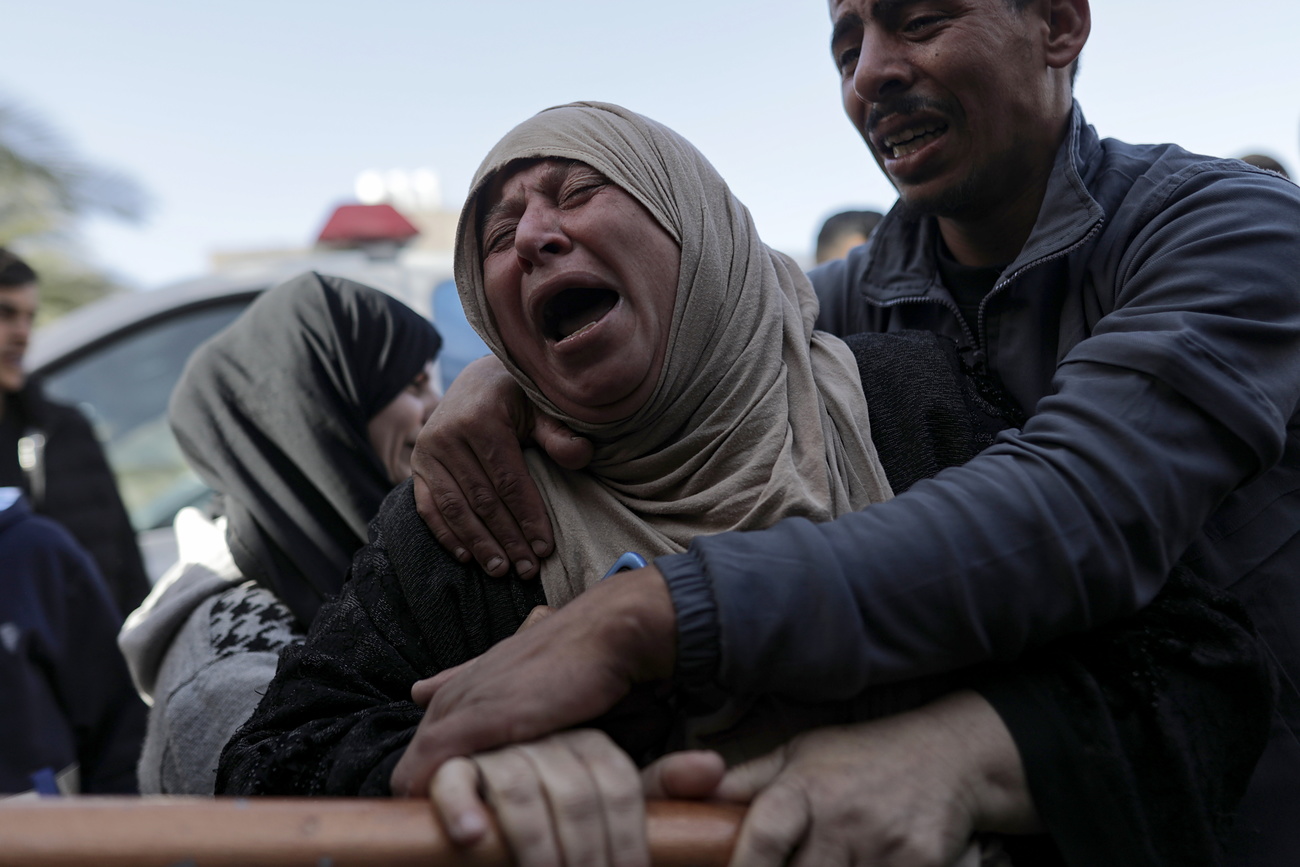 La disperazione di una madre a Gaza.