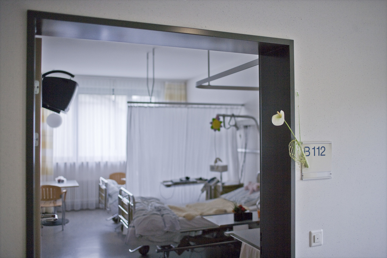 Ein Doppelzimmer in einem Spital