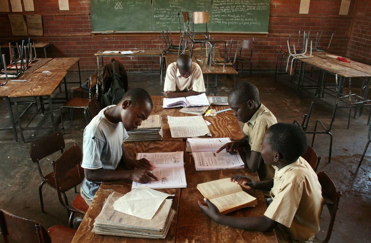Un aula in Africa
