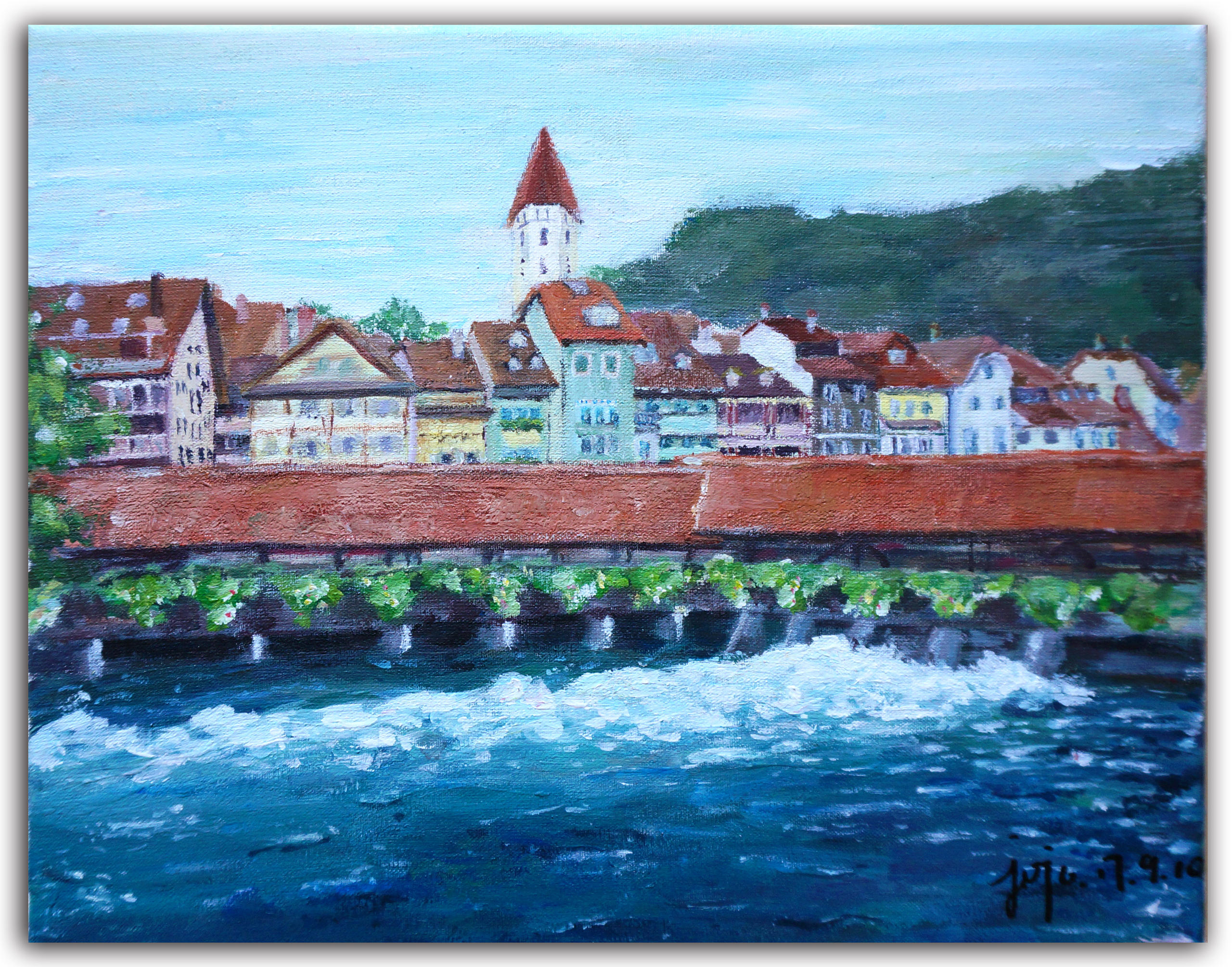 图恩，位于图恩湖的南端，历史悠久的老城离湖边约有一公里，座落在阿勒河畔。老城中心，长长的阶梯通向建于12世纪的城堡以及一座博物馆。在阿勒河沿岸的咖啡厅找一处景致绝佳的位置，一杯茶，一个下午，慢慢的品味着。