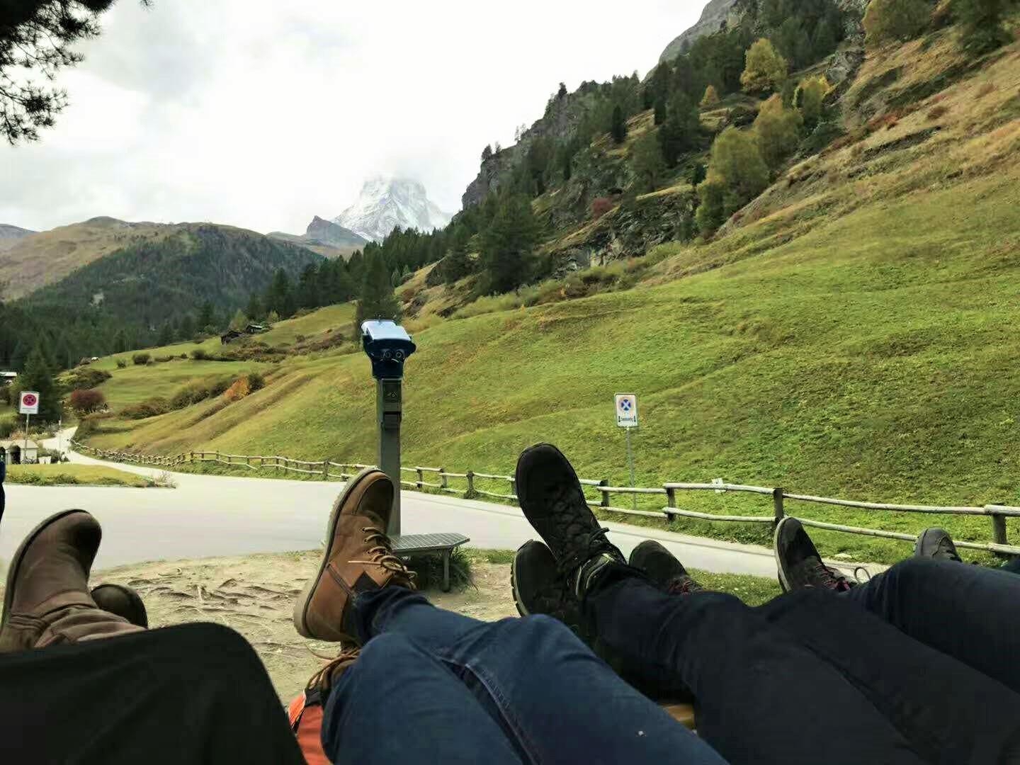 与老太女儿一家在Zermatt