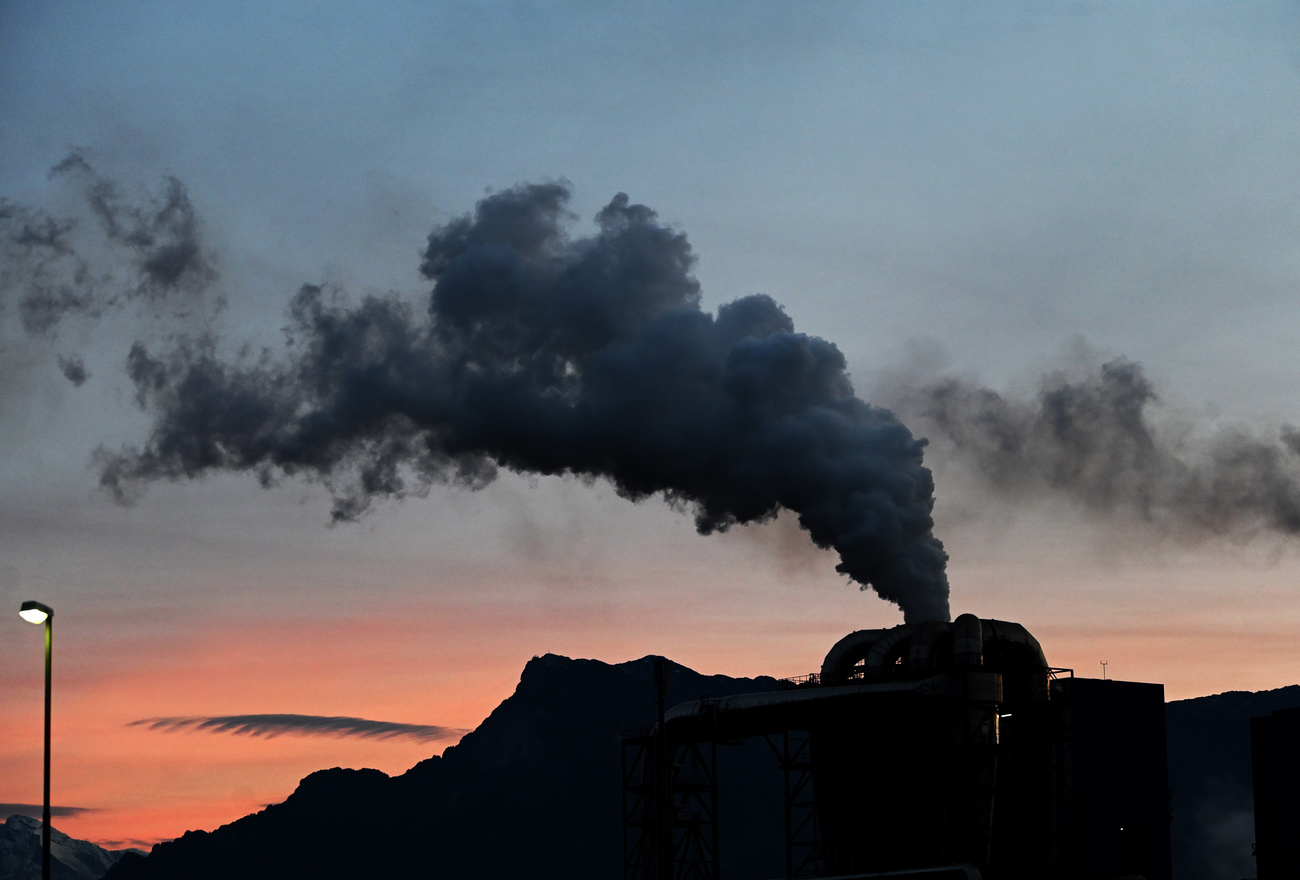 émissions de co2 par une usine